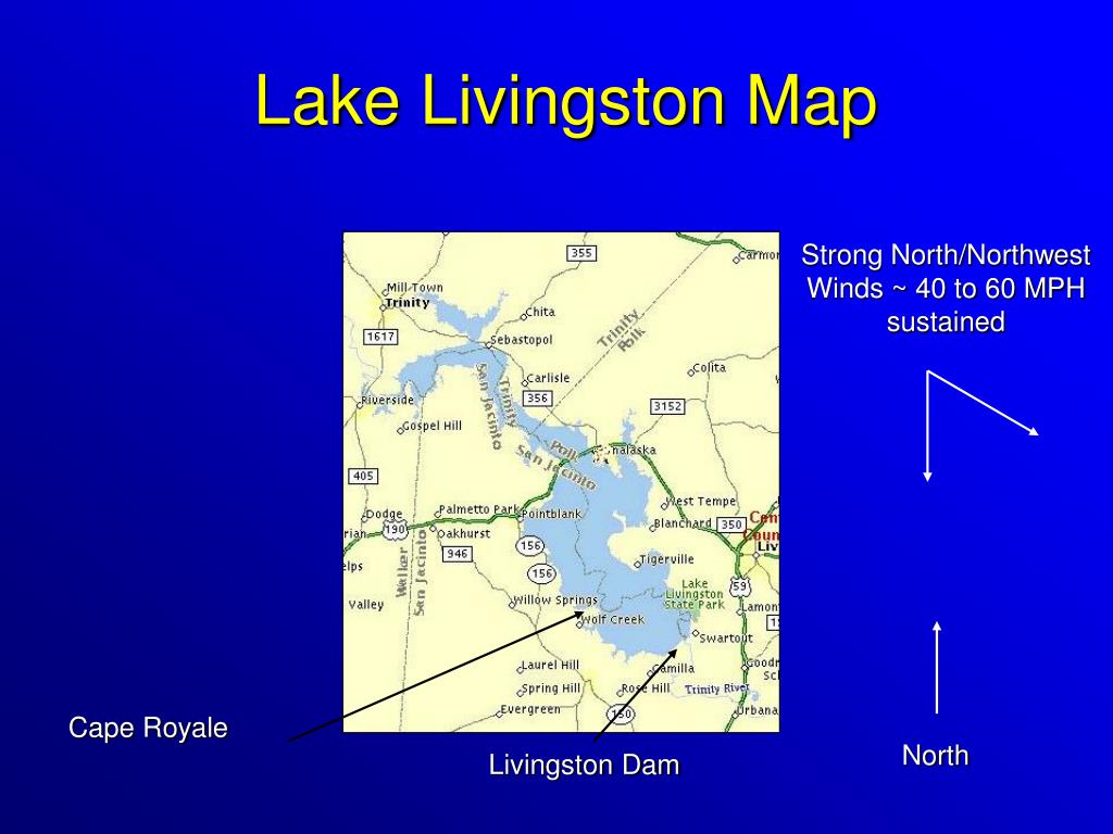 PPT Lake Livingston Map PowerPoint Presentation, free download ID