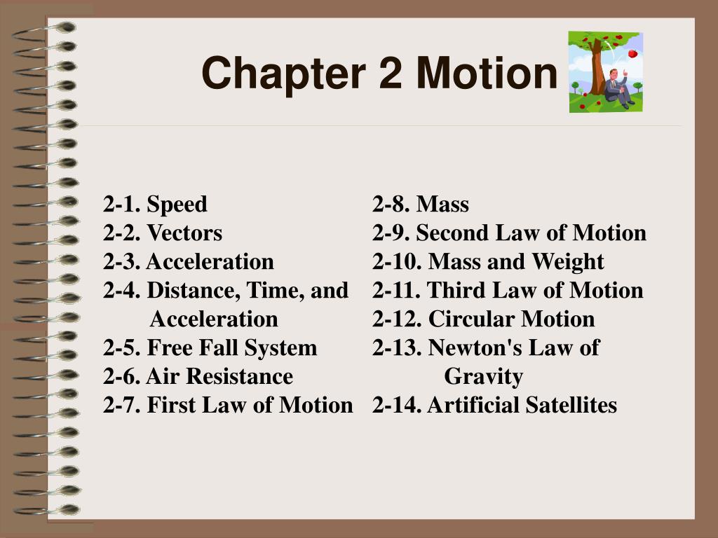 PPT - Chapter 2 Motion PowerPoint Presentation, free download - ID:4813857