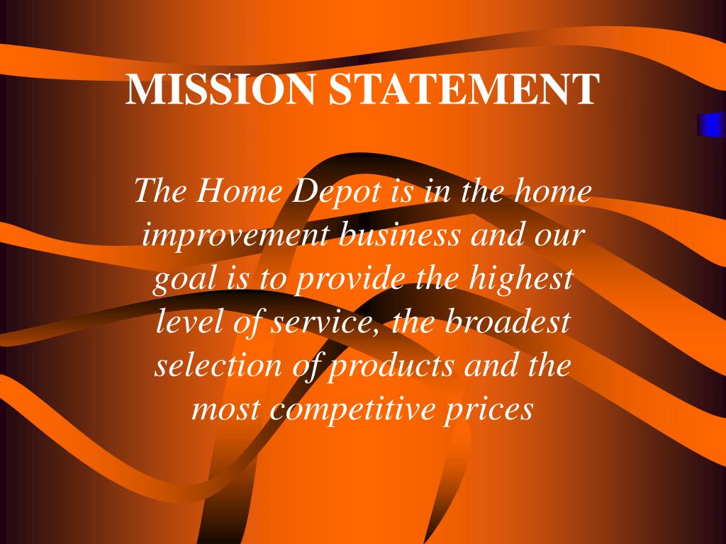 PPT An Analysis Of The Home Depot Using Strategic Management