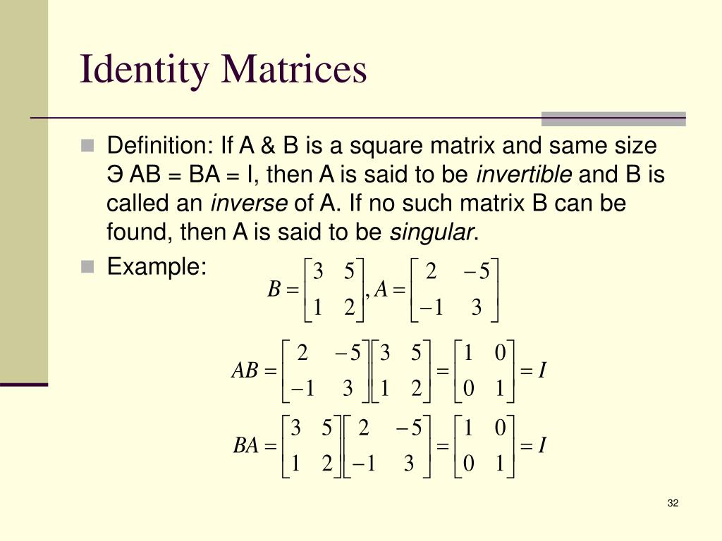 PPT Systems of Linear Equation and Matrices PowerPoint Presentation