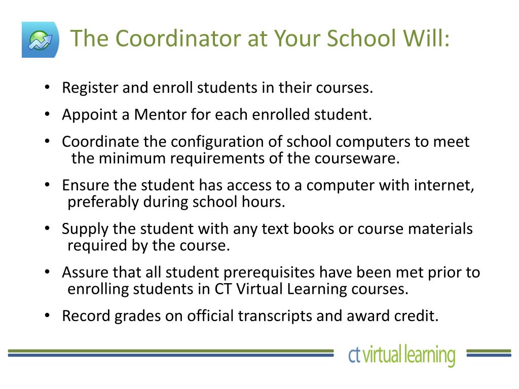 PPT CT Virtual Learning is run by the CT Distance Learning Consortium