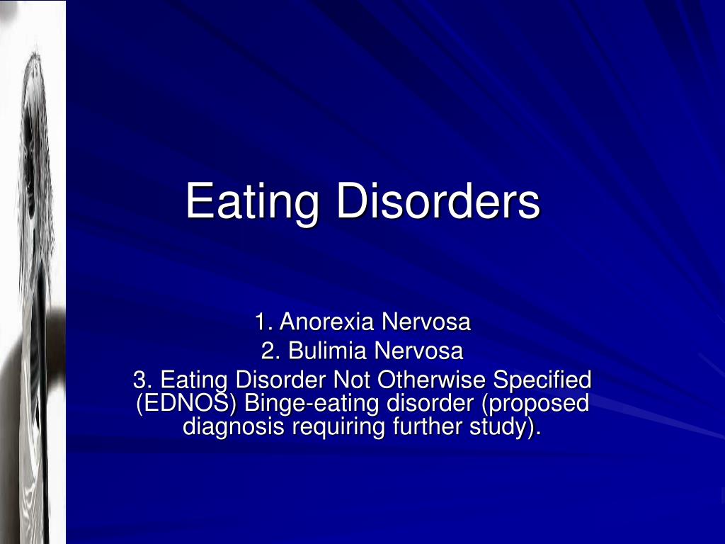 PPT Eating Disorders Psychological and Clinical Perspectives