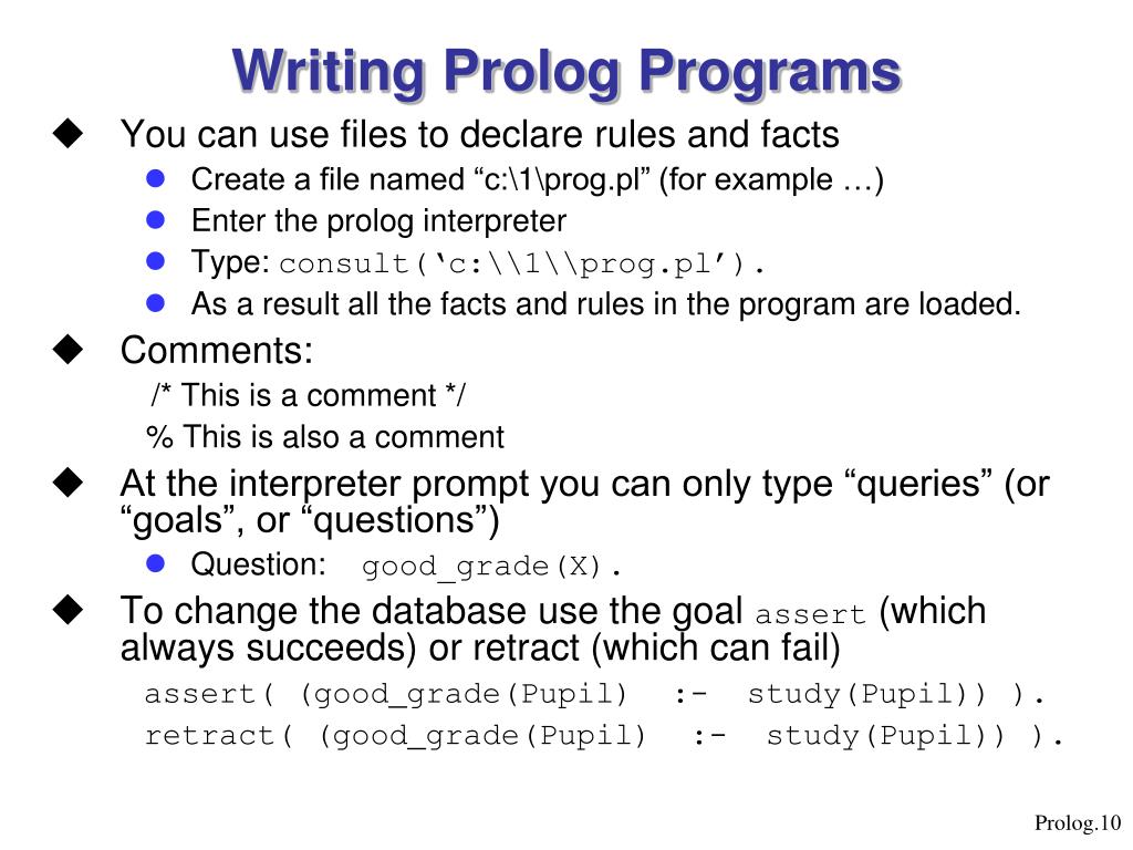 PPT Prolog PowerPoint Presentation, free download ID4816363
