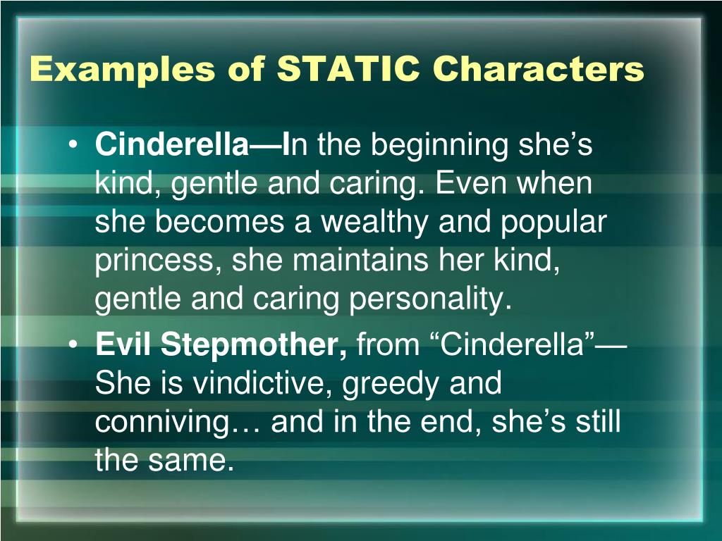 Static Character Analysis Definition at Rebecca Gregory blog