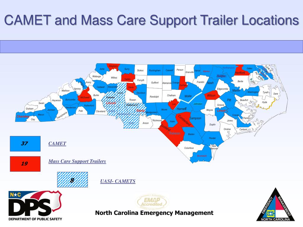 PPT North Carolina Emergency Management Preparedness, Response