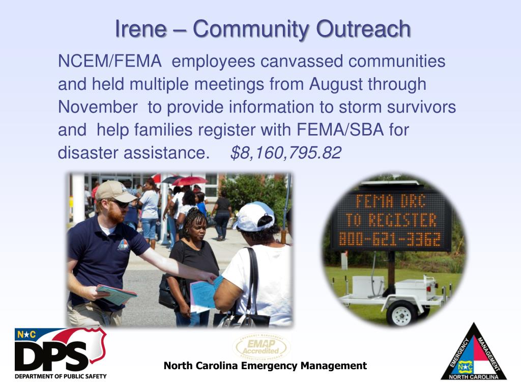 PPT North Carolina Emergency Management Preparedness, Response