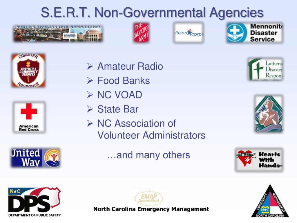 PPT North Carolina Emergency Management Preparedness, Response