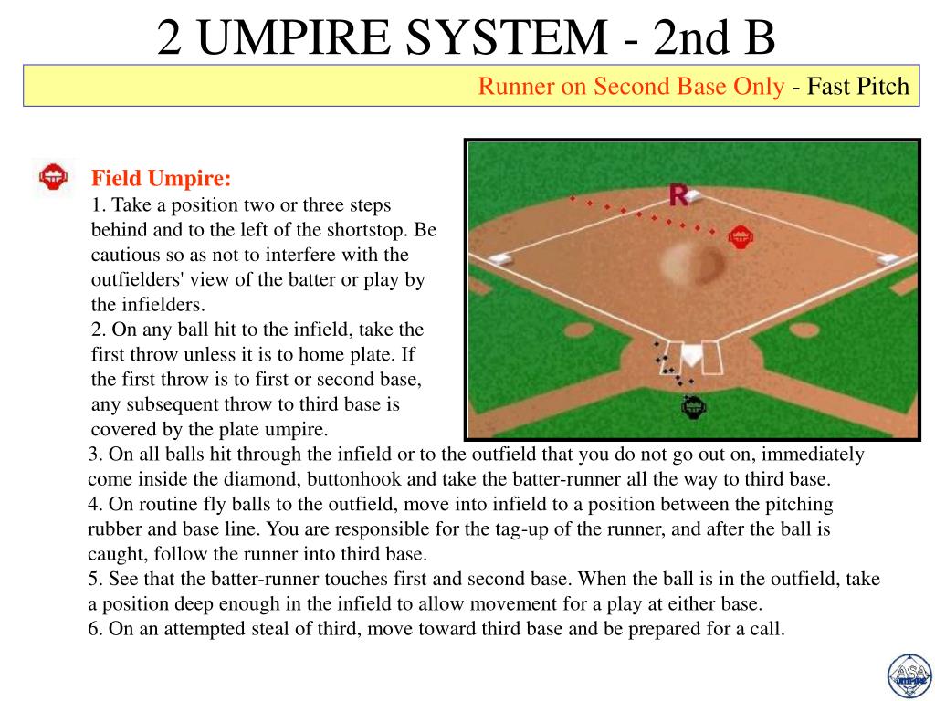 PPT TO ASA UMPIRE TRAINING 1 AND 2 UMPIRE PowerPoint