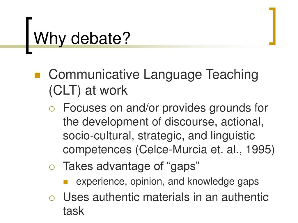 PPT Teaching debate PowerPoint Presentation, free download ID4820084
