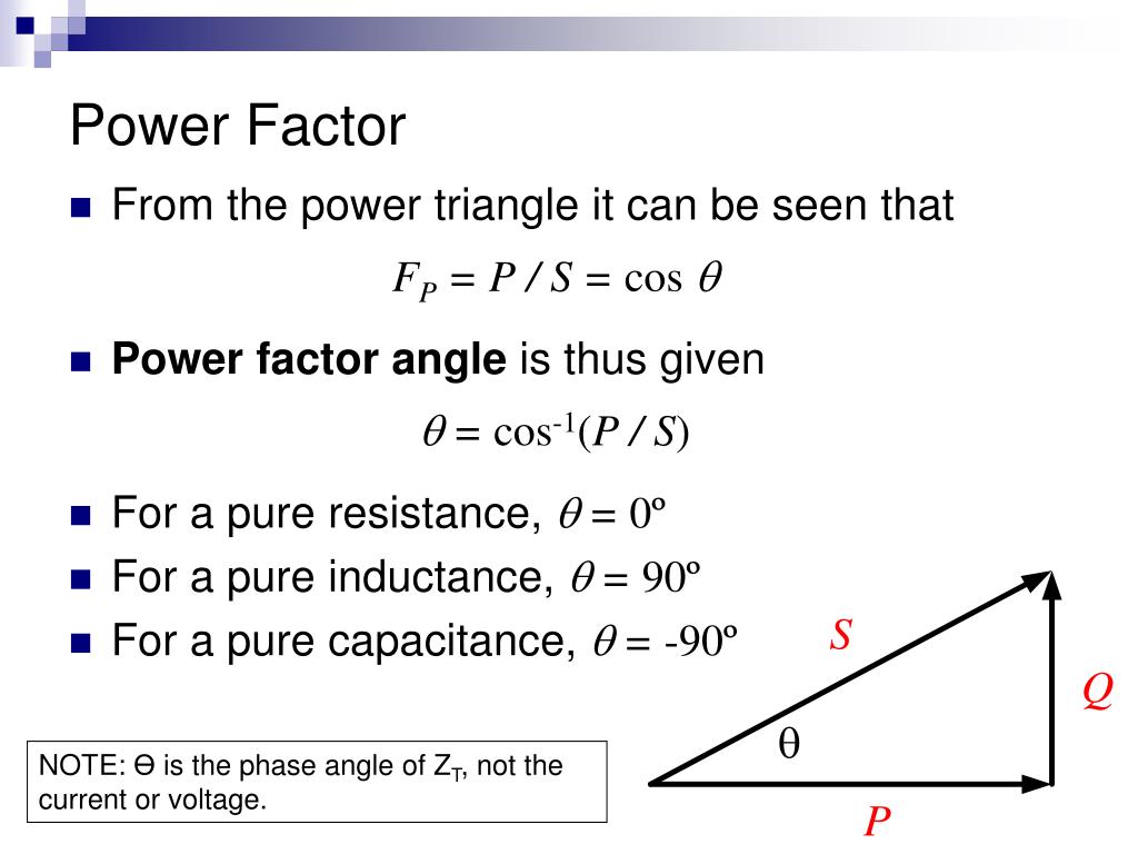 PPT - Power Factor and Power Factor Correction PowerPoint Presentation
