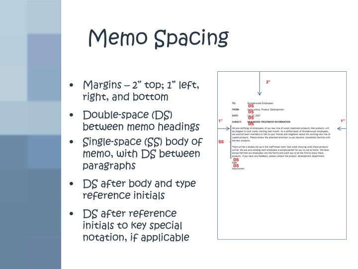 PPT Memo Formatting PowerPoint Presentation ID4821399