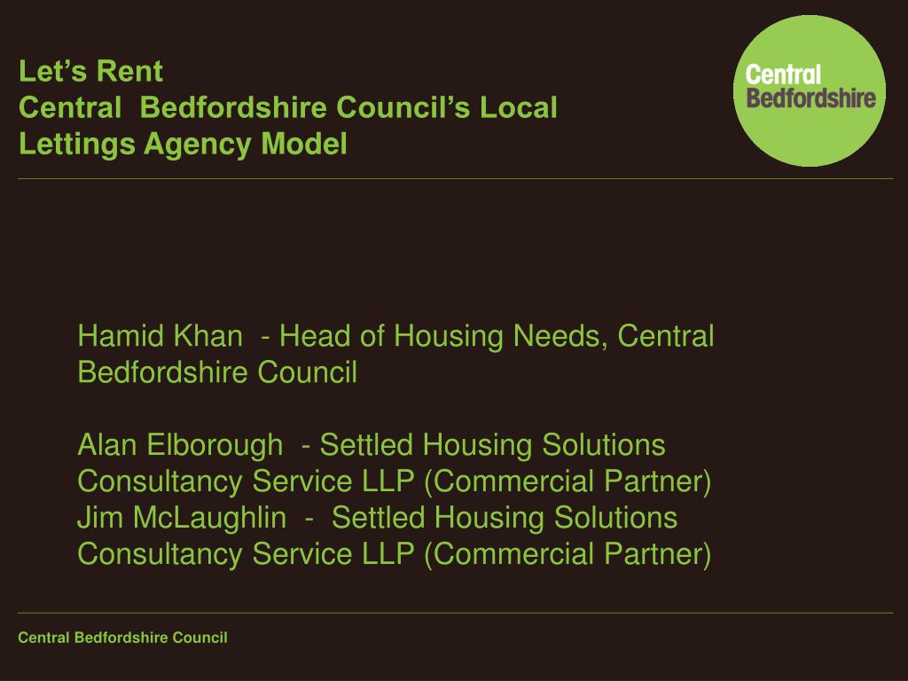 PPT Central Bedfordshire Council PowerPoint Presentation, free