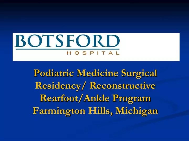 PPT Botsford Hospital Highlights PowerPoint Presentation, free