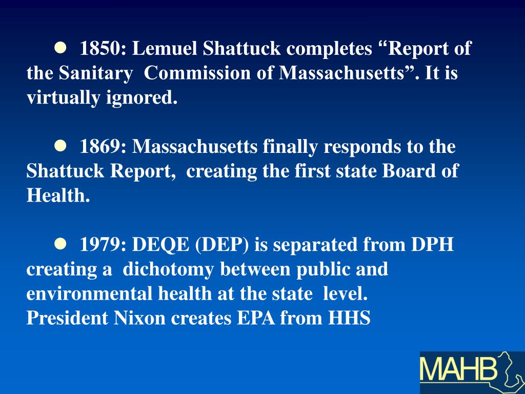 PPT Orientation Program for Massachusetts Boards of Health PowerPoint