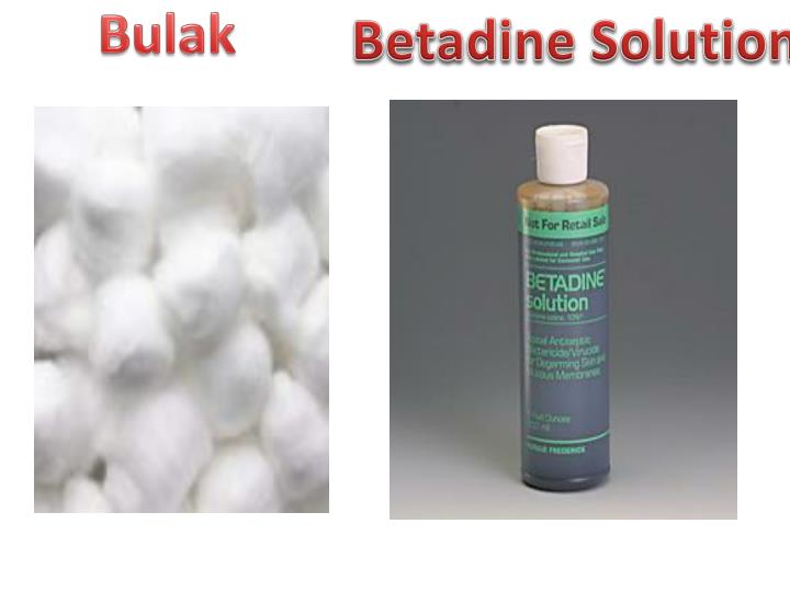 PPT FIRST AID KIT/ Mga Kagamitan Para sa Sugat PowerPoint