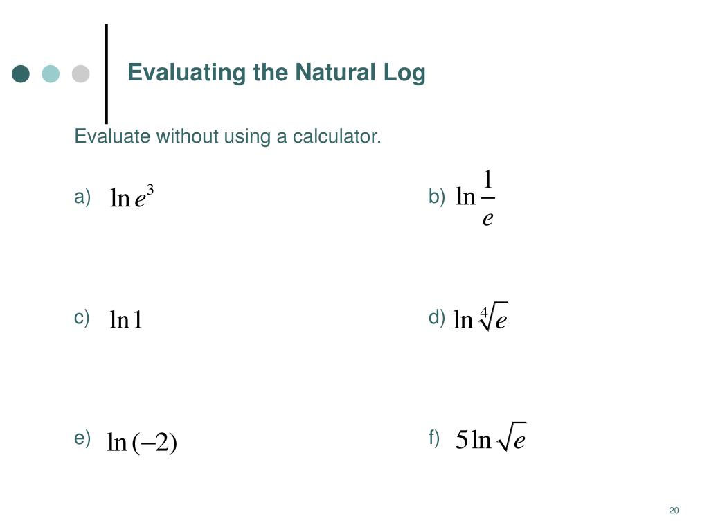 PPT 6.4 Logarithmic Functions PowerPoint Presentation, free download