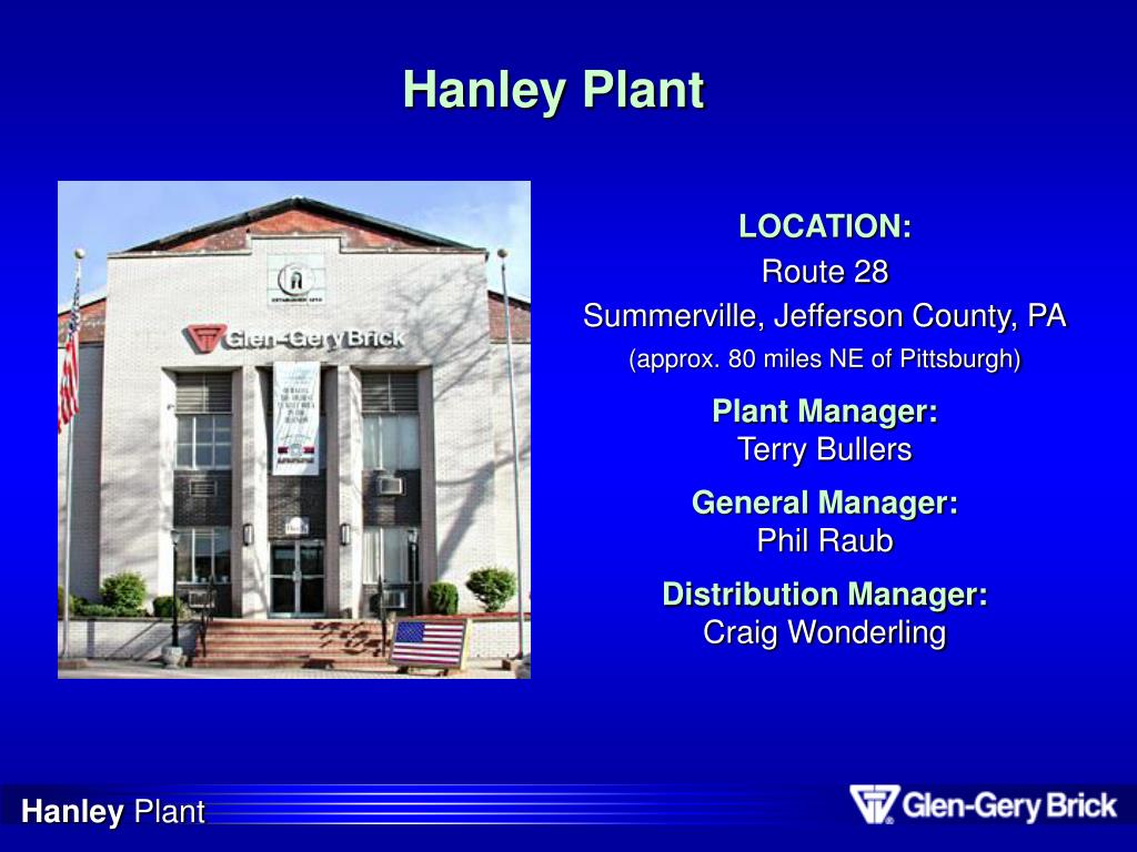 PPT Hanley Plant PowerPoint Presentation, free download ID4827641