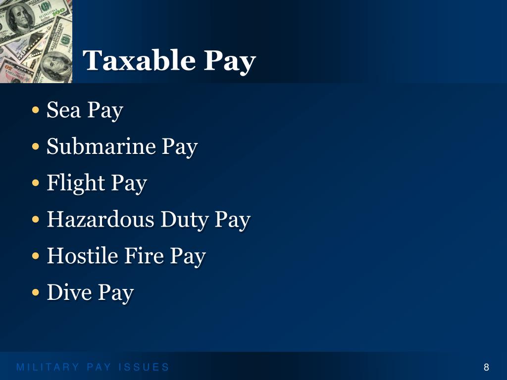 PPT Military Pay Issues PowerPoint Presentation ID4827650