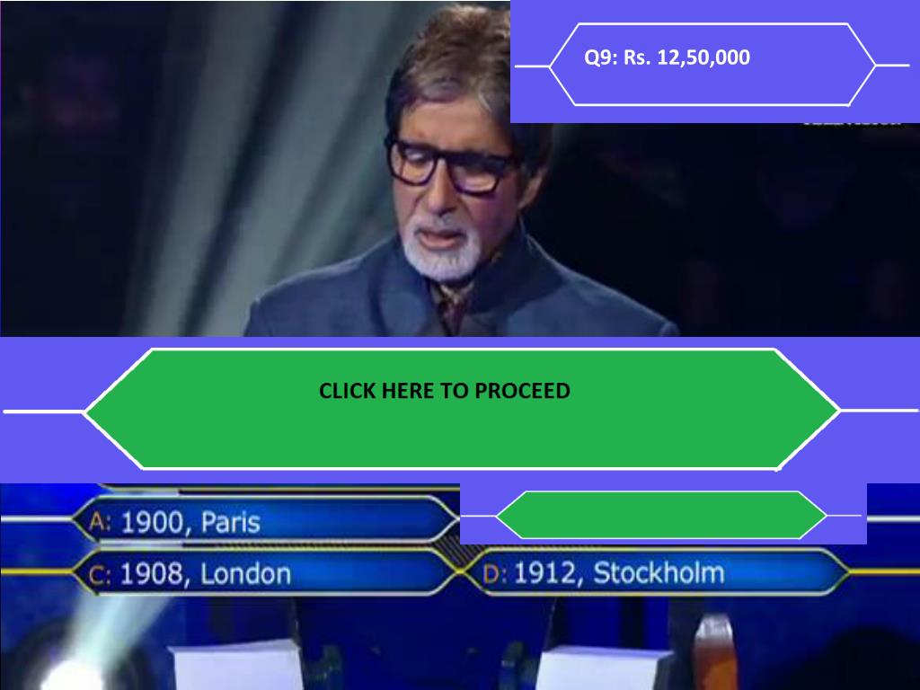 PPT This is a powerpoint presentation which has the questions of Kaun Banega Crorepati