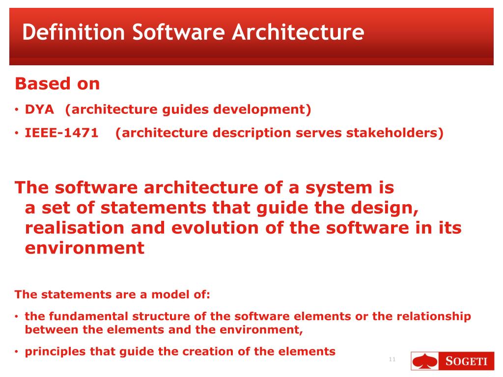 PPT DYASoftware, Architecture for missioncritical applications