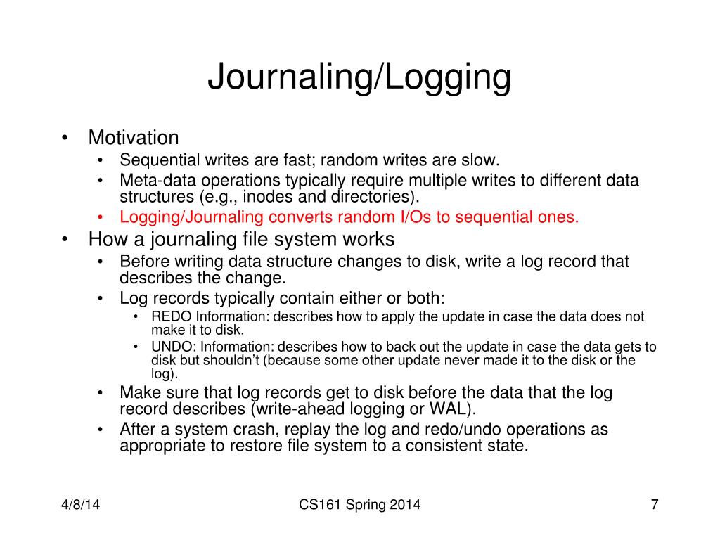 PPT Journaling File Systems PowerPoint Presentation, free download