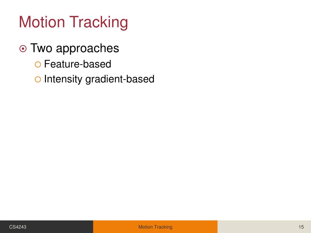 PPT Motion Tracking PowerPoint Presentation, free download ID4842629