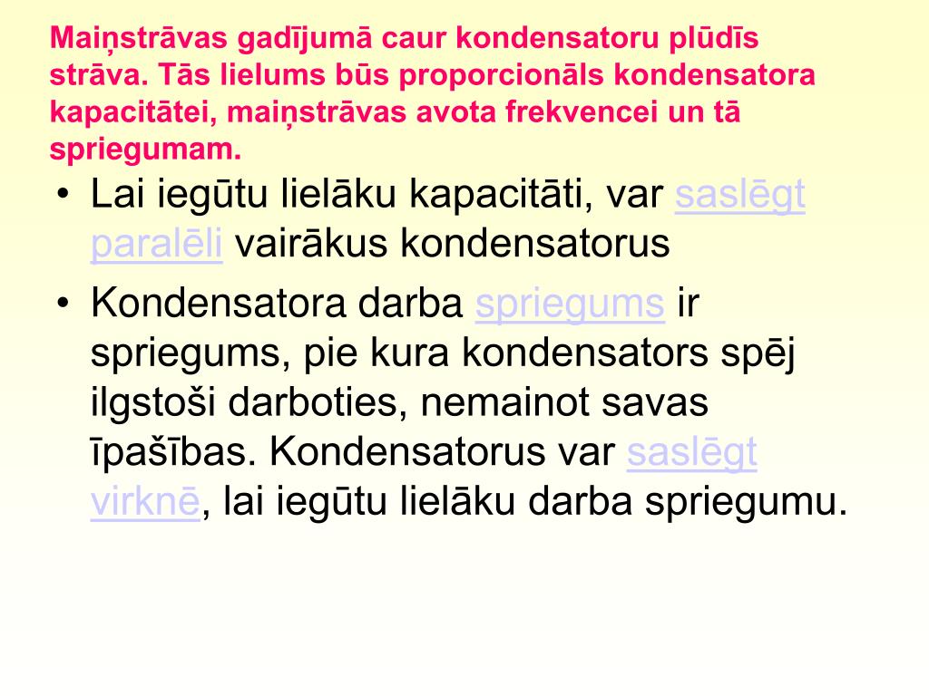 PPT Kondensatori PowerPoint Presentation, free download ID4844811