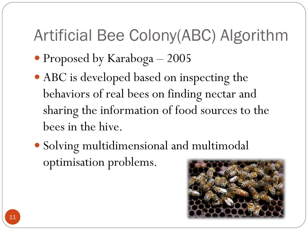 PPT Artificial Bee Colony Algorithm PowerPoint Presentation, free