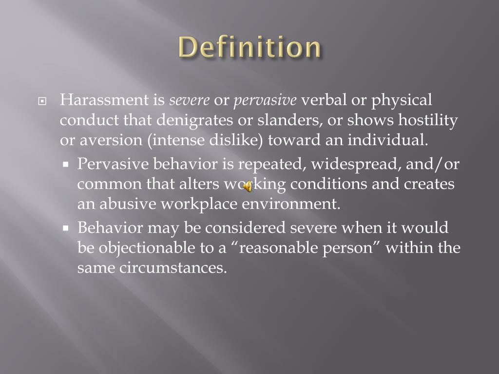 PPT Workplace Harassment PowerPoint Presentation, free download ID