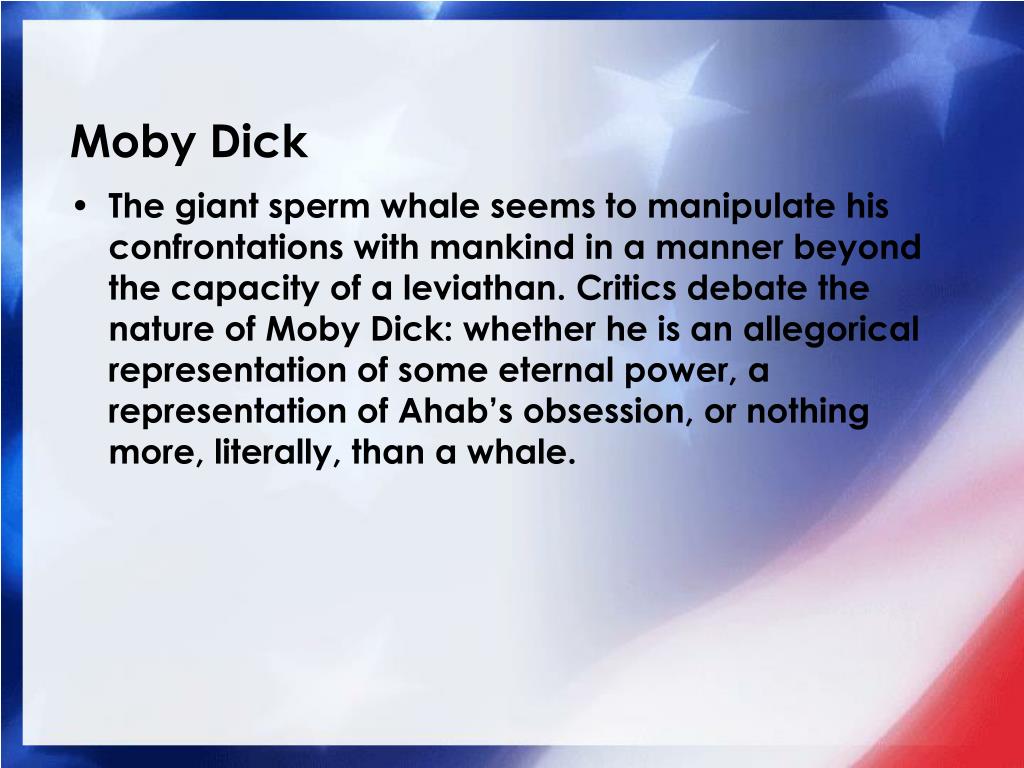 PPT Moby Dick Herman Melville PowerPoint Presentation, free download