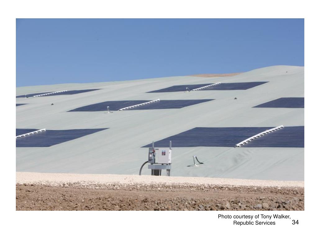 PPT Solar Installations on Closed Landfills Technical and Regulatory