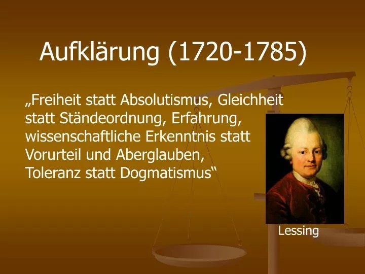 PPT Aufklärung (17201785) PowerPoint Presentation, free download