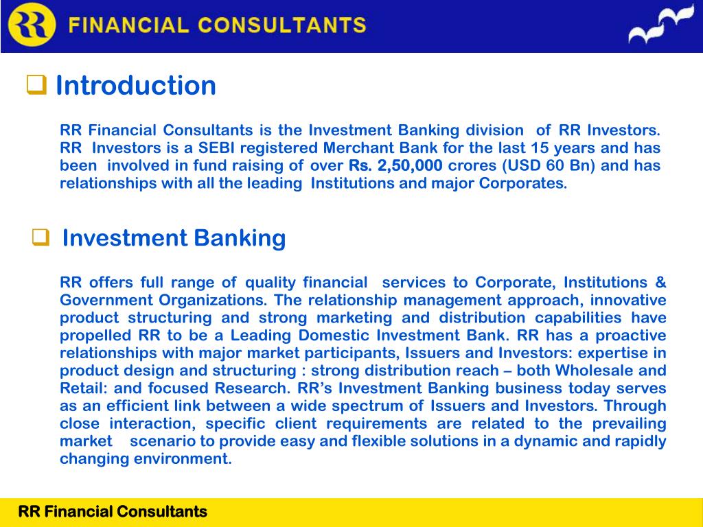 PPT RR Financial Consultants PowerPoint Presentation, free download