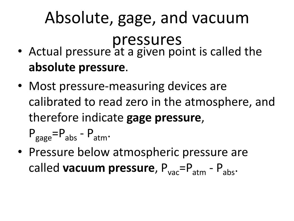 PPT Chapter 2 Pressure and Fluid Statics PowerPoint Presentation
