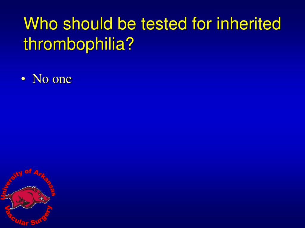 PPT Thrombophilia PowerPoint Presentation, free download ID4856433