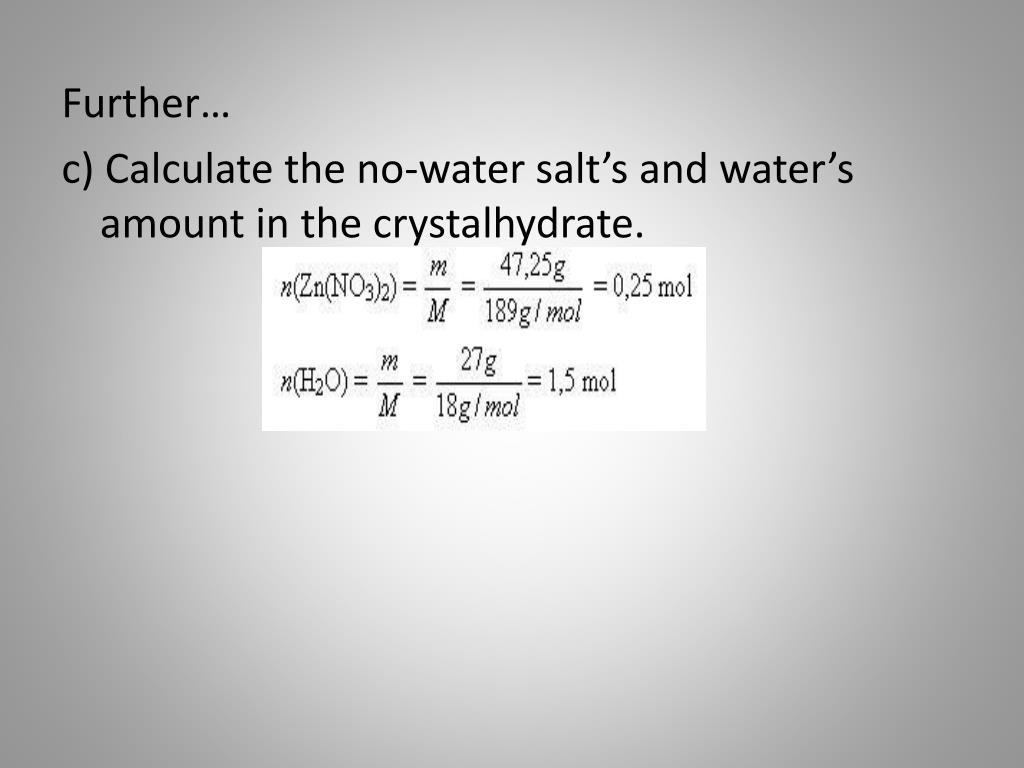 PPT Water of crystallization PowerPoint Presentation, free download