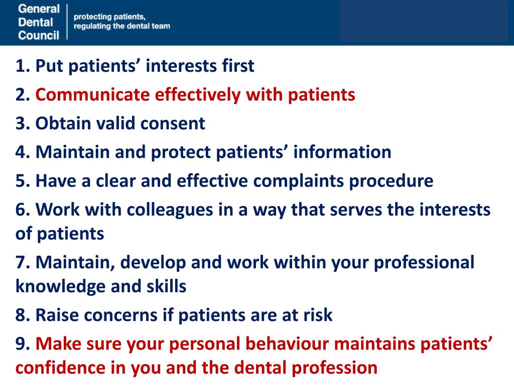 PPT Standards for the Dental Team An Introduction PowerPoint