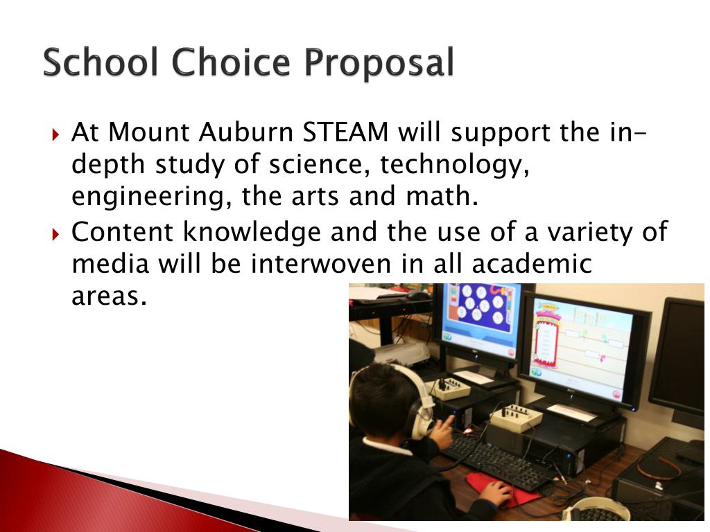 PPT Mount Auburn Elementary School of Choice Concept Proposal