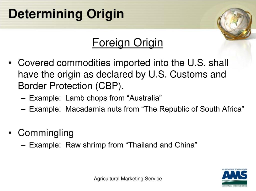 PPT Country of Origin Labeling PowerPoint Presentation, free download