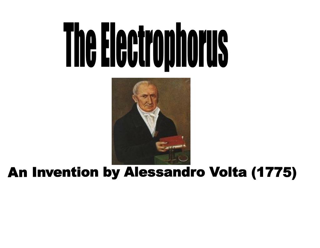 PPT The Electrophorus PowerPoint Presentation, free download ID4865773