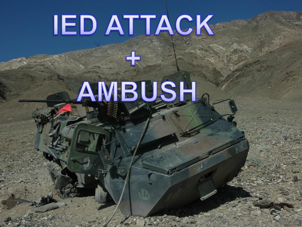 PPT REACTION TO IED ATTACK PowerPoint Presentation, free download