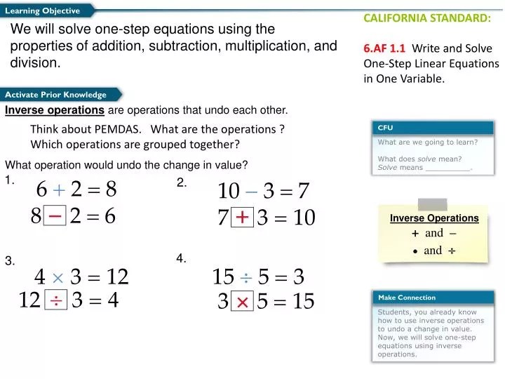Solving Multiplication And Division Equations Ppt - Tessshebaylo