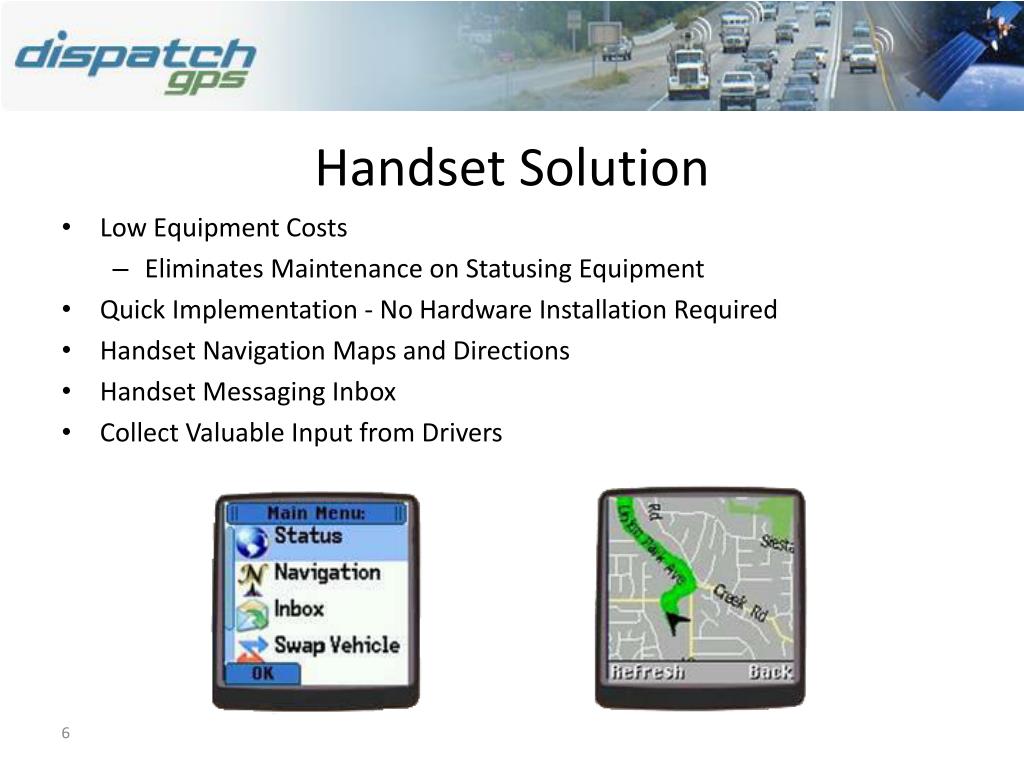 PPT Dispatch GPS Fleet Tracking for the Future PowerPoint