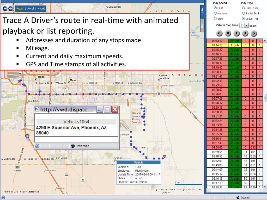 PPT Dispatch GPS Fleet Tracking for the Future PowerPoint