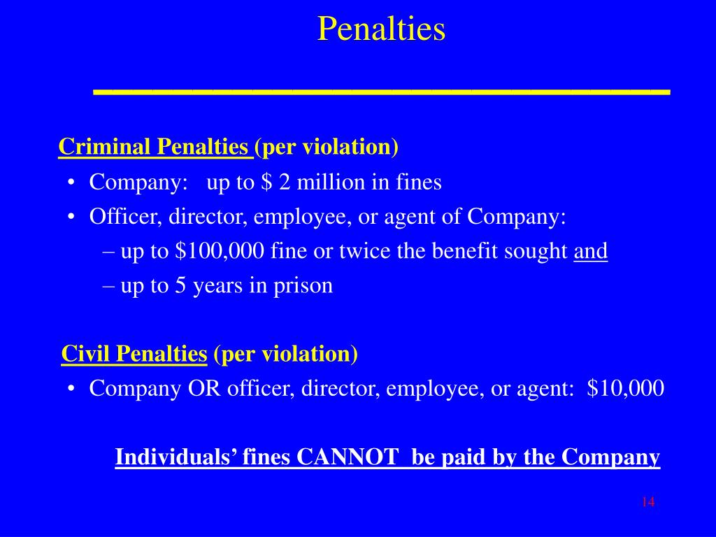 PPT The Foreign Corrupt Practices Act (FCPA