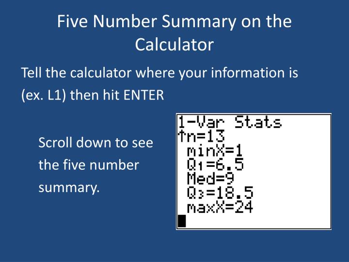 PPT Five Number Summary and Box Plots PowerPoint Presentation ID