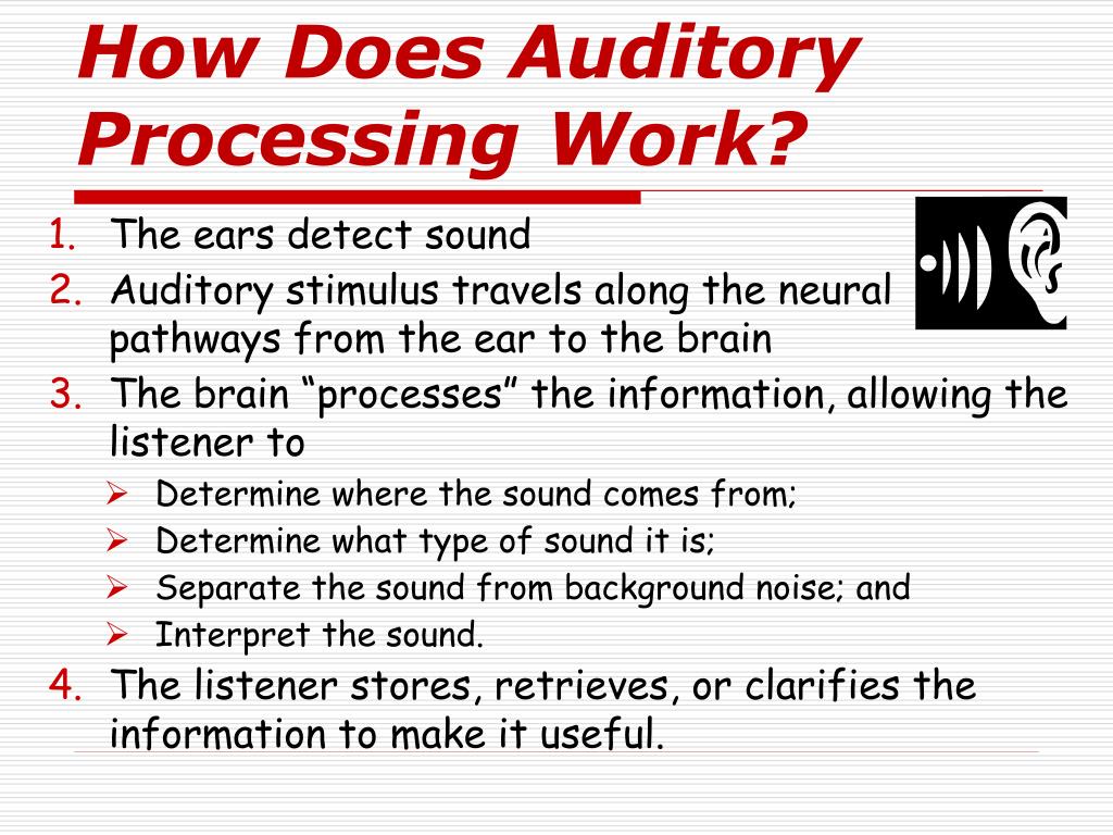 PPT Auditory Processing Disorder PowerPoint Presentation, free