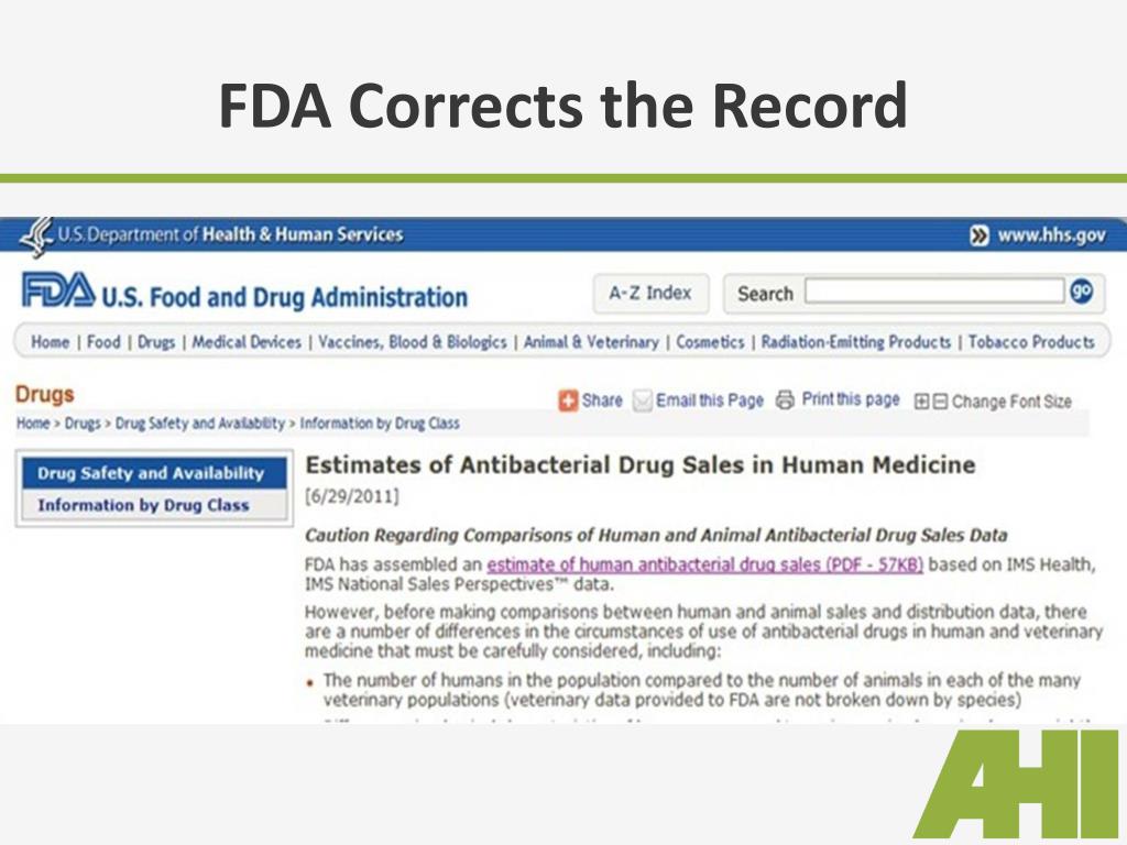 PPT Regulating Antibiotics in Animal Feed PowerPoint Presentation