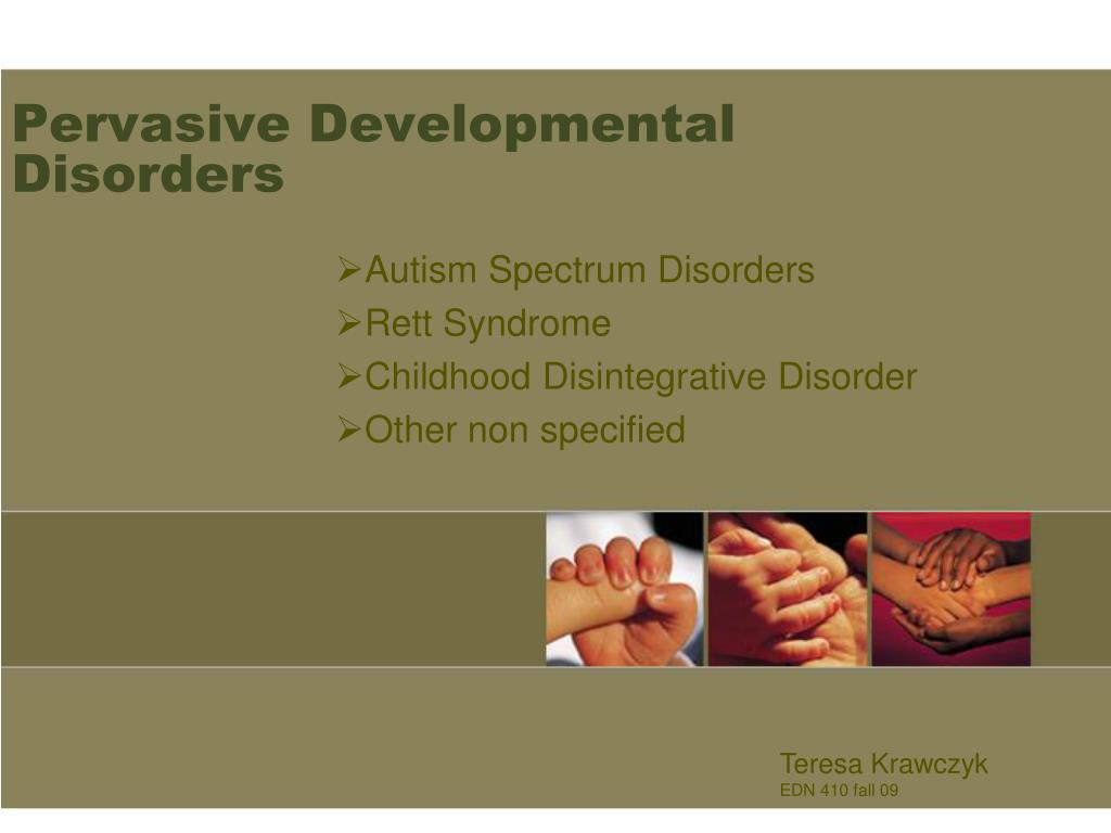 PPT Pervasive Developmental Disorders PowerPoint Presentation, free
