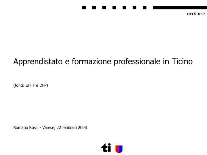 Ppt - Apprendistato E Formazione Professionale In Ticino (Fonti: Ufft E Dfp) Powerpoint Presentation - Id:4886455 540_x_720_jpg